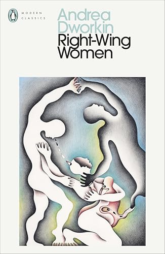 Book cover for "Right-Wing Women" with abstract, swirling figures.