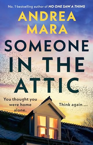Book cover with eerie illustration of a person hiding or trapped in an attic space.