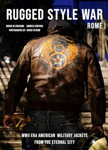 Book cover featuring a man wearing a vintage WWII-era military jacket.