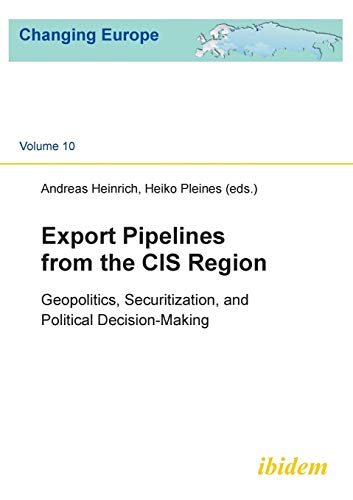 Book cover: “Export Pipelines from the CIS Region” with map graphic.