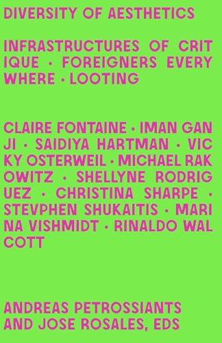 Bright green cover with white text listing authors and the title "Diversity of Aesthetics".