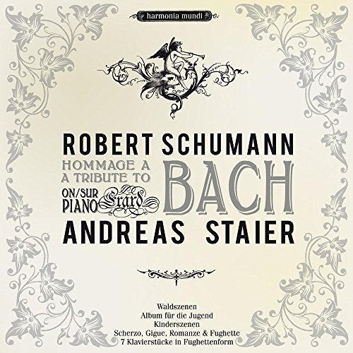 CD cover for Schumann’s “Hommage à Bach” performed by Andreas Staier.