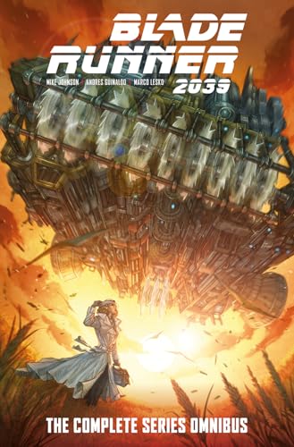 Blade Runner 2039 omnibus cover: futuristic city, figure looking up.