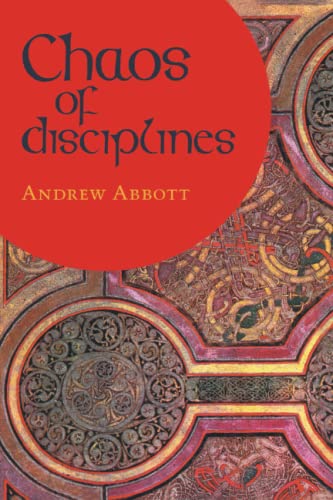 Book cover: “Chaos of Disciplines” with ornate Celtic knotwork background.
