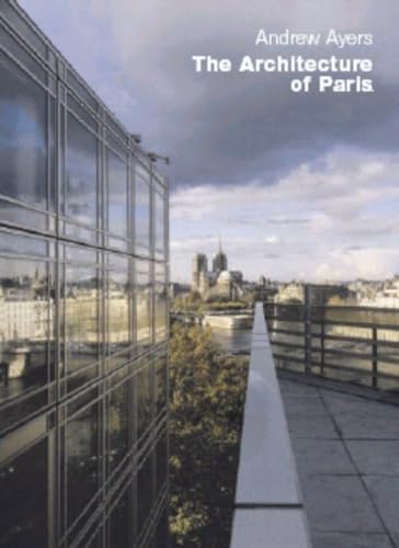 Book cover: “The Architecture of Paris” with Notre Dame in the background.