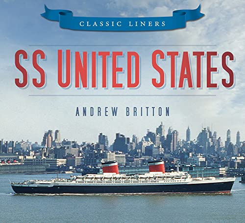 Book cover featuring the SS United States ocean liner and New York City skyline.