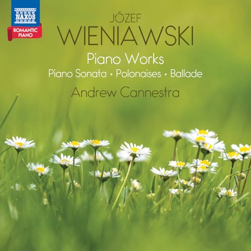 CD cover for Wieniawski’s Piano Works performed by Andrew Cannestra, daisies.