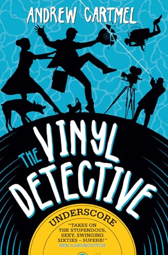 Book cover: silhouettes above a vinyl record with bold title text.