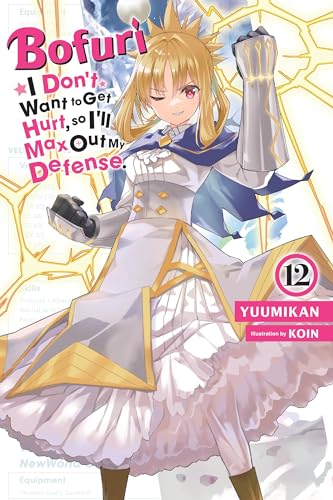 “Bofuri” novel volume 12 cover featuring a blonde anime character in armor.