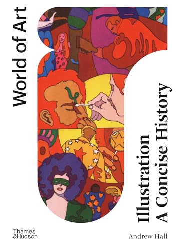 Book cover with colorful, psychedelic illustration of figures and text.