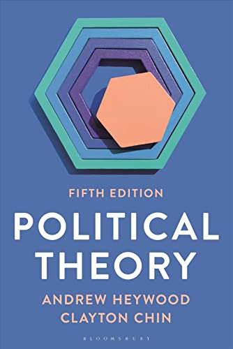 Book cover: “Political Theory” fifth edition, with layered hexagonal design.