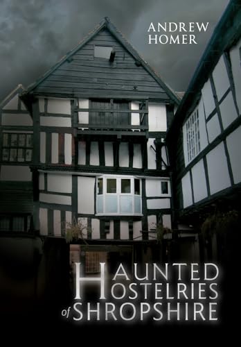 Book cover featuring a dark, timber-framed building and title text.
