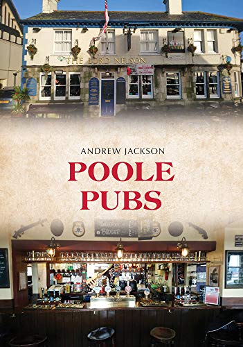Book cover featuring a traditional English pub, “Poole Pubs” title.