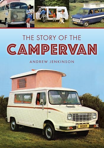 Book cover featuring vintage campervans and a pop-top camper illustration.