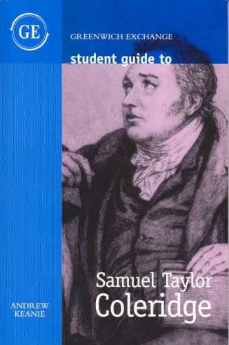 Book cover: “Student Guide to Samuel Taylor Coleridge” with portrait.