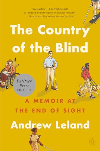Book cover: "The Country of the Blind" memoir with people using mobility aids.