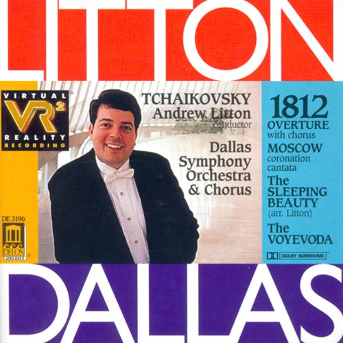 CD cover featuring conductor Andrew Litton with orchestra details and text.