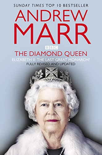 Book cover featuring Queen Elizabeth II wearing a diamond crown and fur stole.