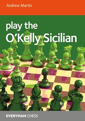 Chess book cover with green pieces on a checkered board.