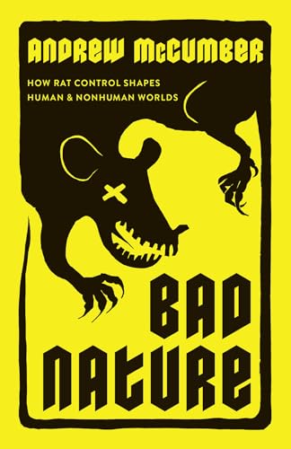 Yellow book cover with a black silhouette of a rat and bold text.