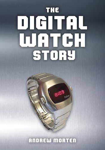 Book cover featuring a vintage silver digital wristwatch displaying 8:09.
