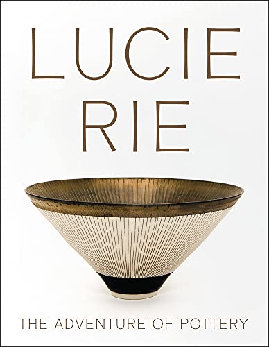 Book cover featuring a wide, fluted ceramic bowl by Lucie Rie on white background.