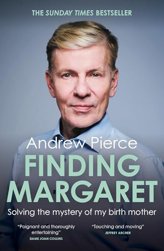 Book cover featuring a portrait of Andrew Pierce against a blue background.