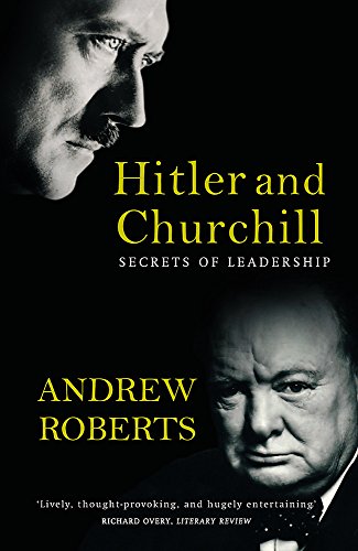 Book cover: portraits of Hitler and Churchill, title "Hitler and Churchill.