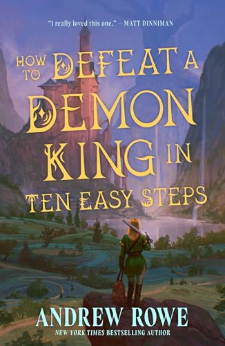 Book cover: fantasy landscape with a lone figure and castle.