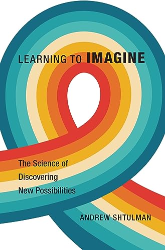 Book cover with colorful concentric arcs and title "Learning to Imagine".