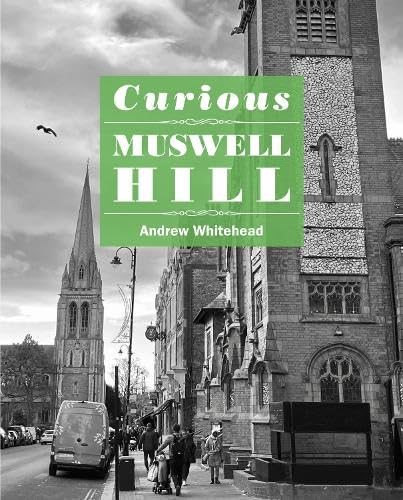 Book cover with a green title box over a black and white street scene.