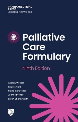 The cover of the Palliative Care Formulary Ninth Edition on a dark blue background.