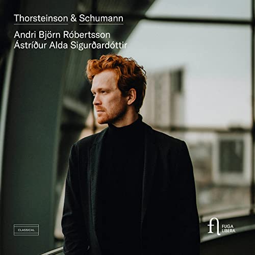 CD cover featuring a red-haired man in a black jacket, side profile.