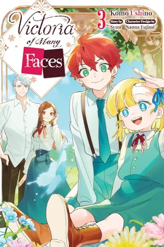 Manga cover featuring four characters with colorful hair and Victorian attire.