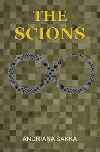 Book cover for "The Scions" featuring a snake forming an infinity symbol.