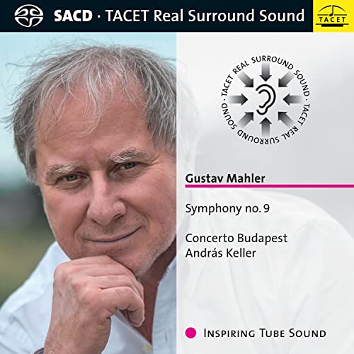 CD cover featuring conductor András Keller and text for Mahler’s Symphony No. 9.