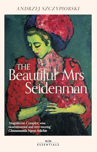 Book cover featuring a painted portrait of a woman in red.