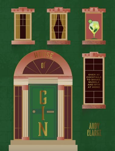 Book cover depicting a green house facade with “Gin” on the door.