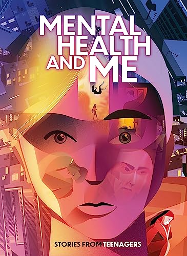 Book cover featuring a stylized face overlaid with city scenes and figures in silhouettes.