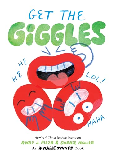 Book cover with illustrated red mouths and green bubbly lettering.