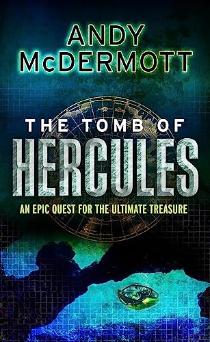 Book cover for The Tomb of Hercules by Andy McDermott featuring an underwater scene.