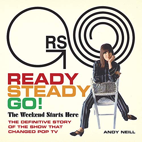 Book cover featuring a woman sitting on a chair with the title Ready Steady Go.