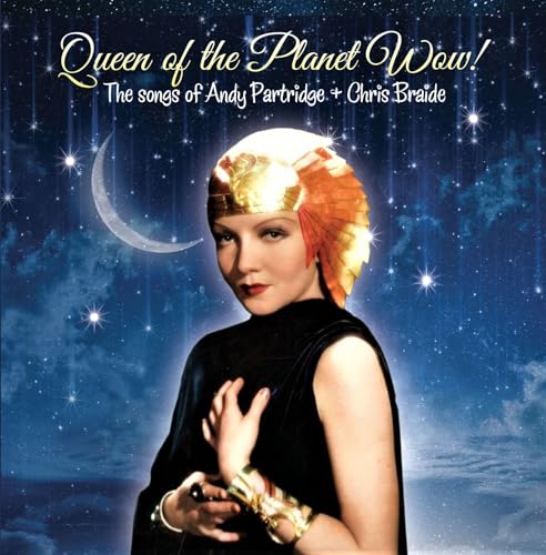 Album cover featuring a woman in golden headwear against a starry sky.