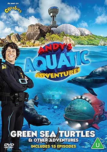 DVD cover featuring a man in a wetsuit with sea creatures and an island.