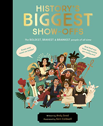 Book cover depicting diverse historical figures with colorful illustrations.