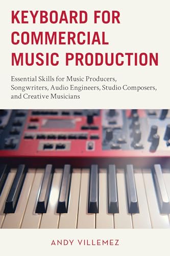 Book cover featuring a music keyboard and red title text.