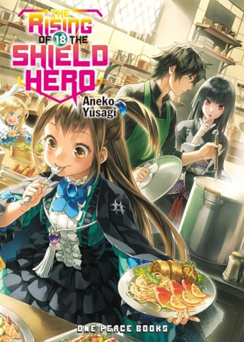 Light novel cover art featuring anime characters cooking and eating in a kitchen.