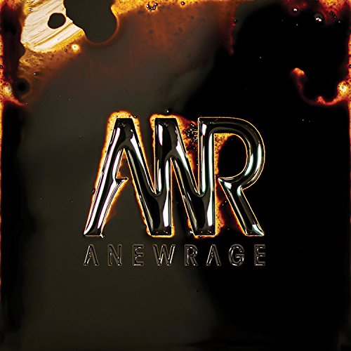Dark CD cover with metallic "ANR" logo and fiery orange accents.