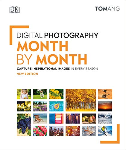 Book cover with seasonal photography examples and bold title text.