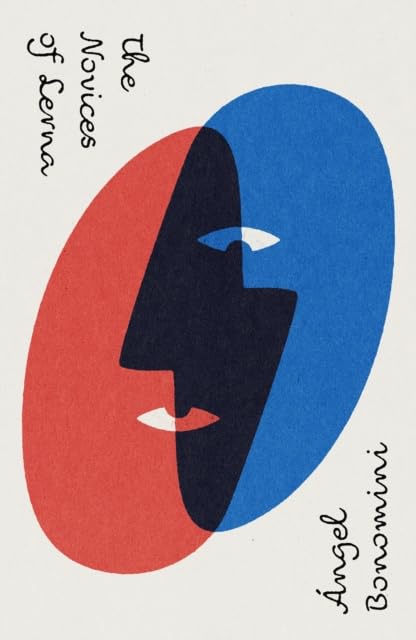 Book cover: abstract face in red and blue overlapping shapes.